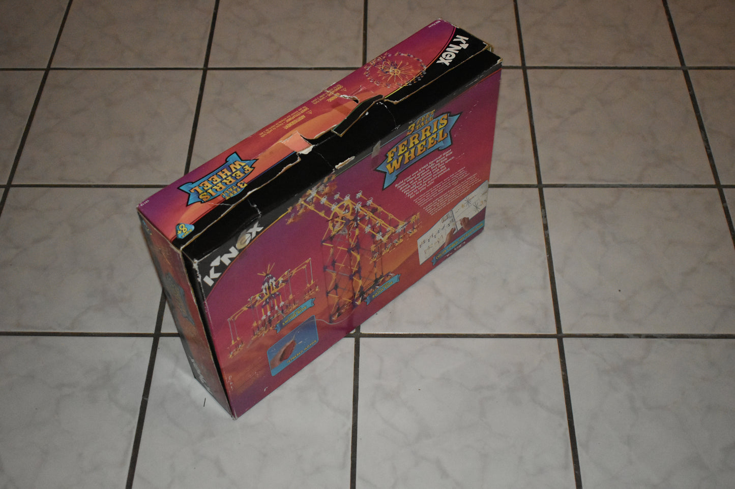 K'NEX Sealed 3 FT Ferris Wheel Open Box Model Number 15116 Vintage 1999 Motor Knex