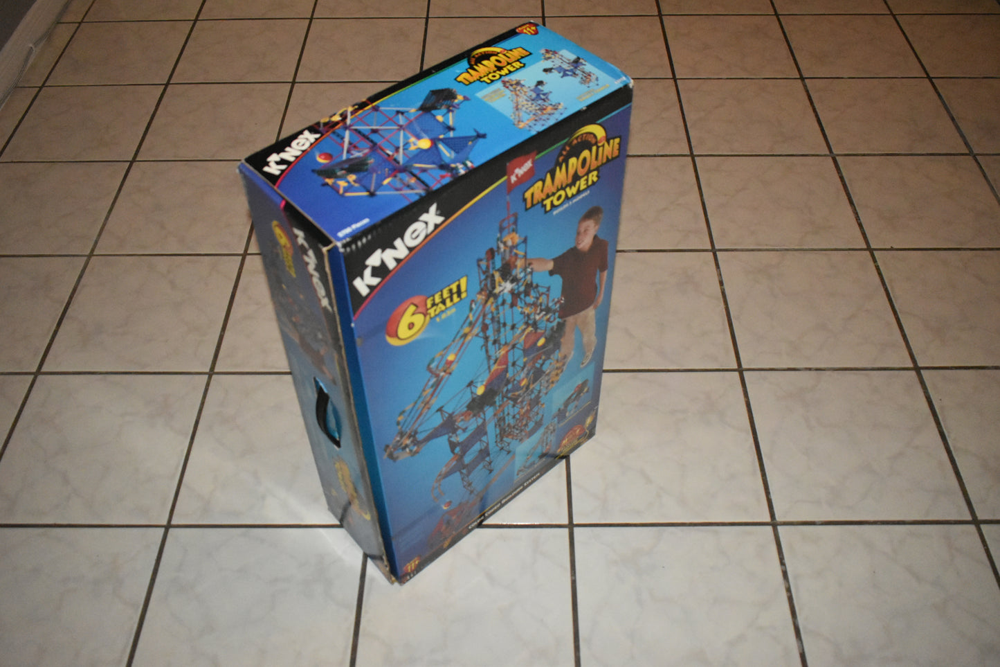 K'NEX Sealed Trampoline Tower Open Box Model Number 63517 Vintage 1999 Complete Set Knex