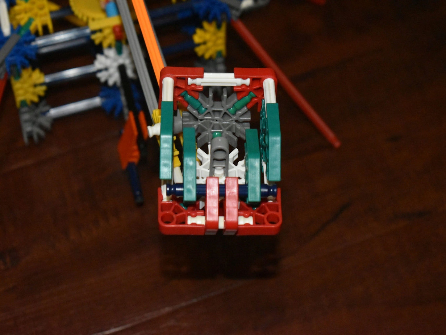 K'nex Octopus Fair / Carnival Ride 1,000 Pieces W/ Disassembly W/ Knex Motor