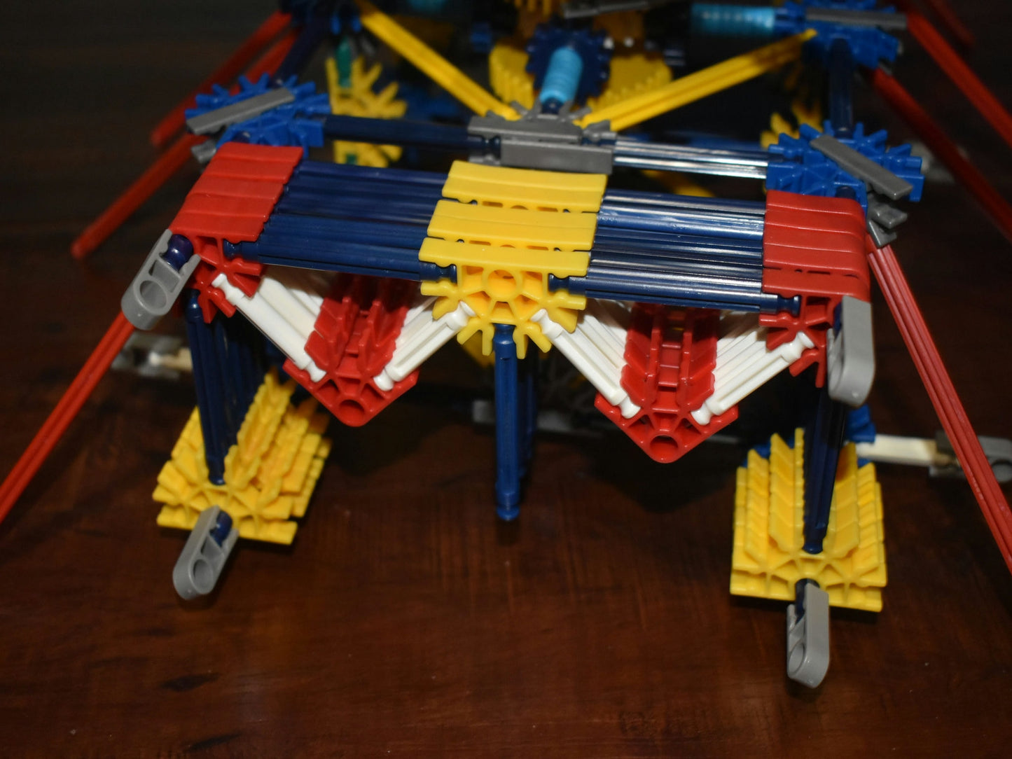 K'nex Octopus Fair / Carnival Ride 1,000 Pieces W/ Disassembly W/ Knex Motor