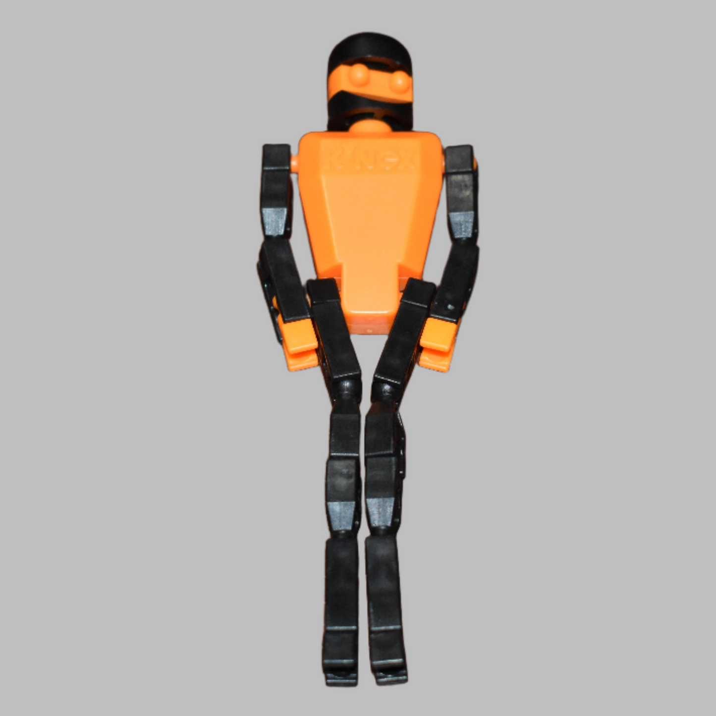 K'NEXMAN Robot figure Rare Fluorescent Orange (kit form) Knex