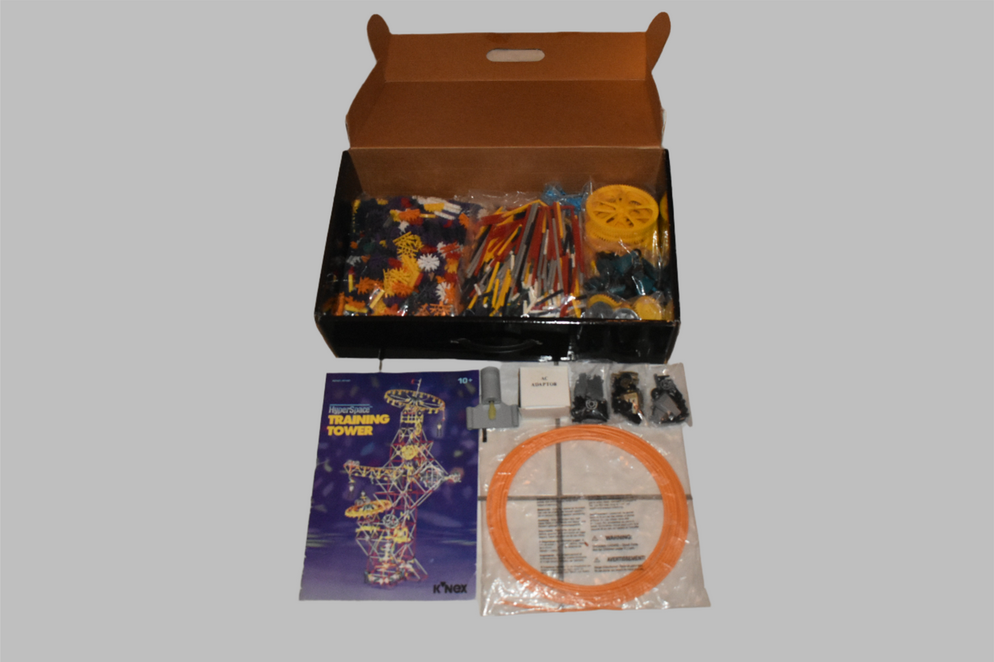 K'NEX Sealed Hyperspace Training Tower Open Box Model Number 63147 Motor 1997 Knex