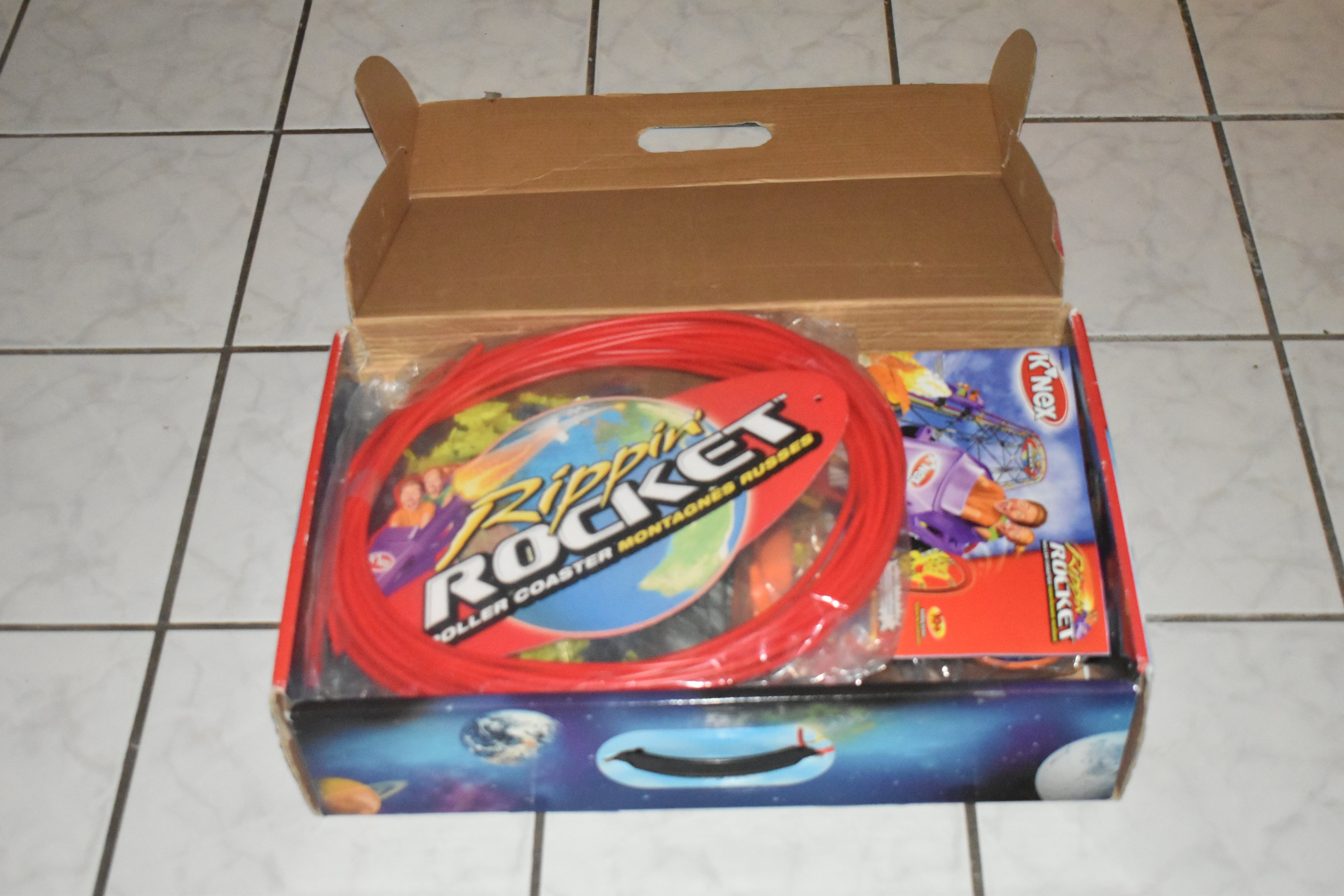 K’NEX Rippin buy Rocket Roller Coaster Building Set 63166 63105