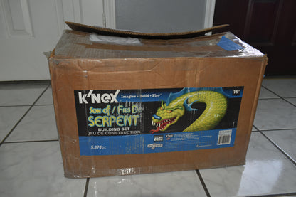 K'NEX RARE NEW Sealed Son Of Serpent Coaster Open Box Number 52242 Complete Set Knex