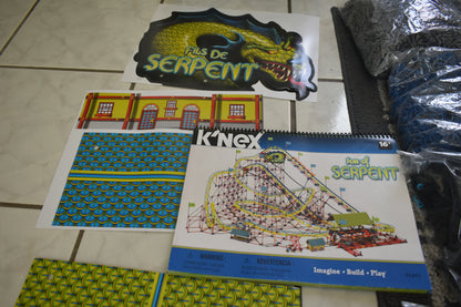 K'NEX RARE NEW Sealed Son Of Serpent Coaster Open Box Number 52242 Complete Set Knex