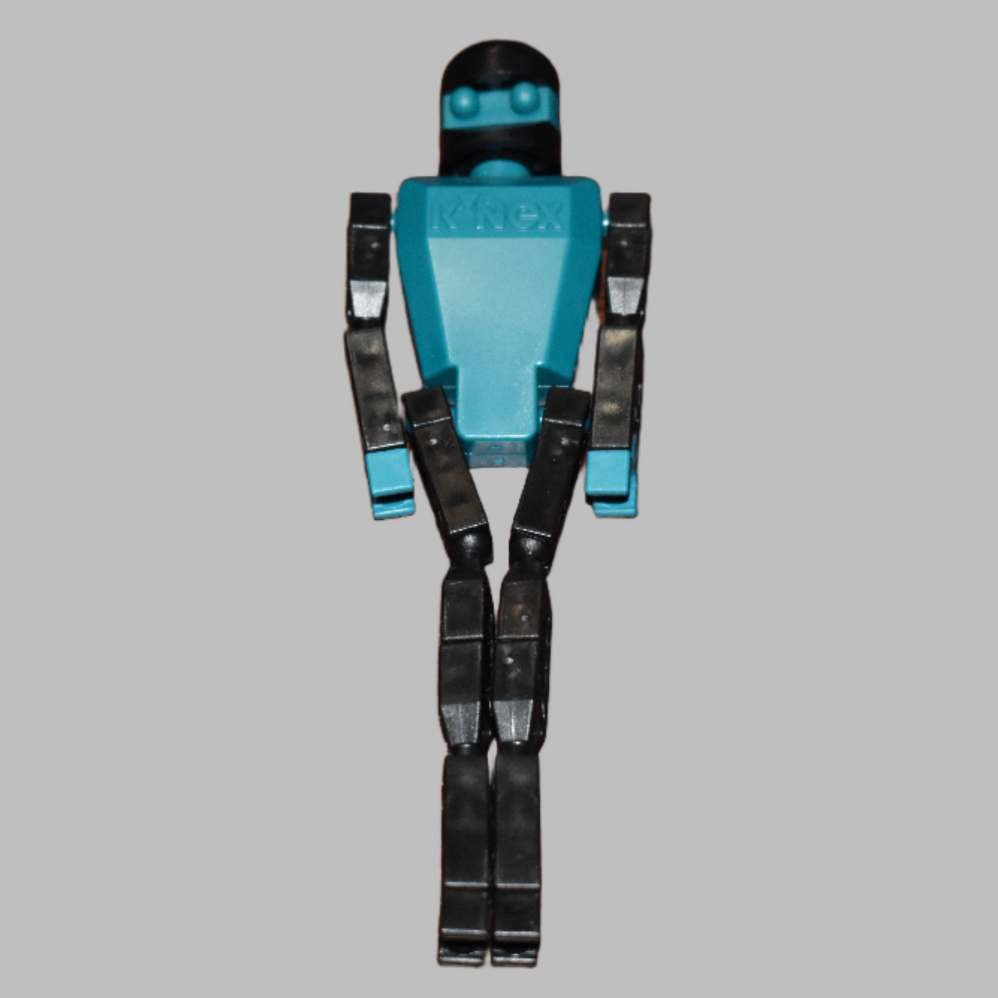 K NEXMAN Robot figure Teal kit form Knex
