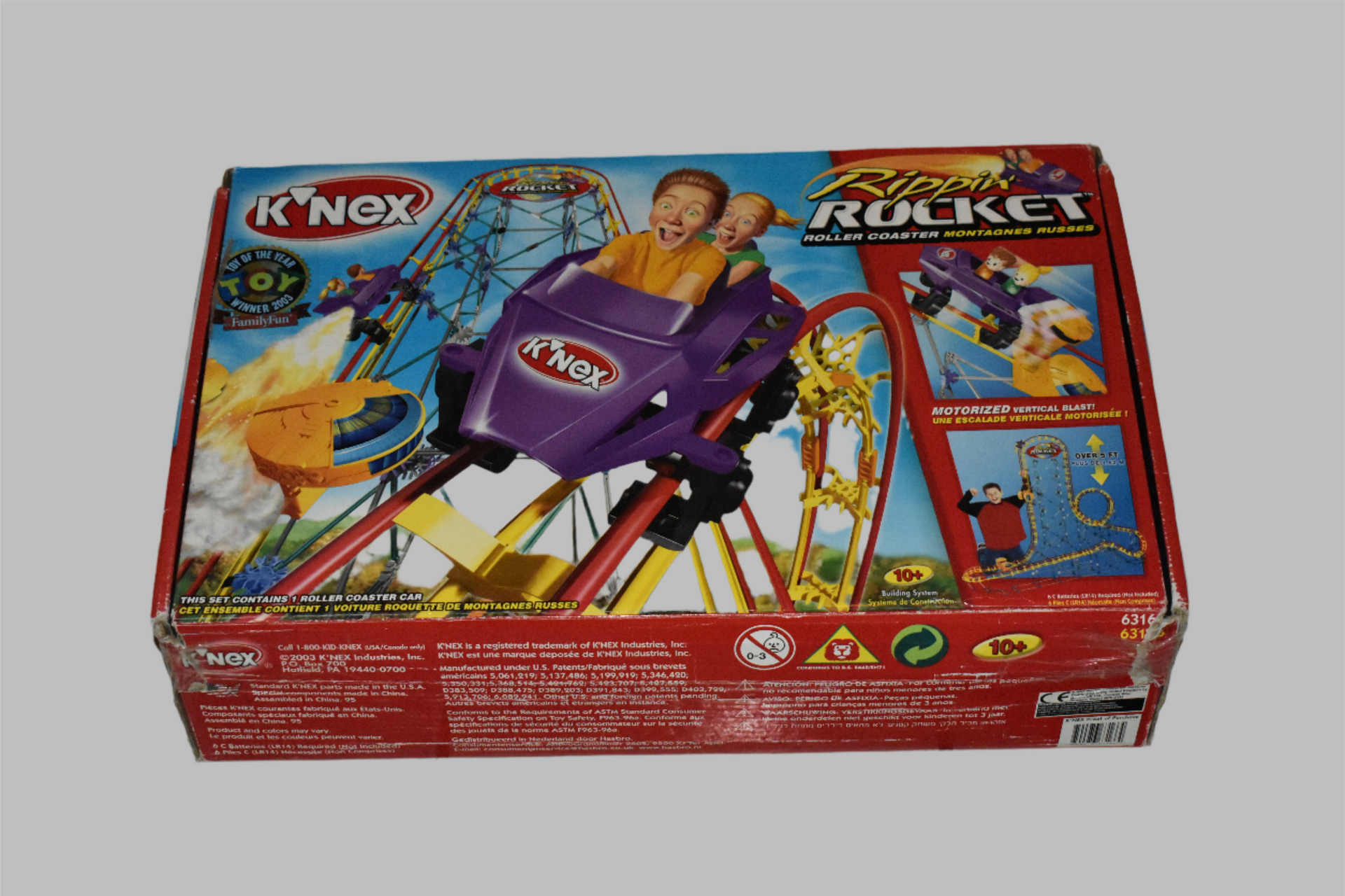 K'NEX Sealed Rippin Rocket Coaster Open Box Model Number 63166