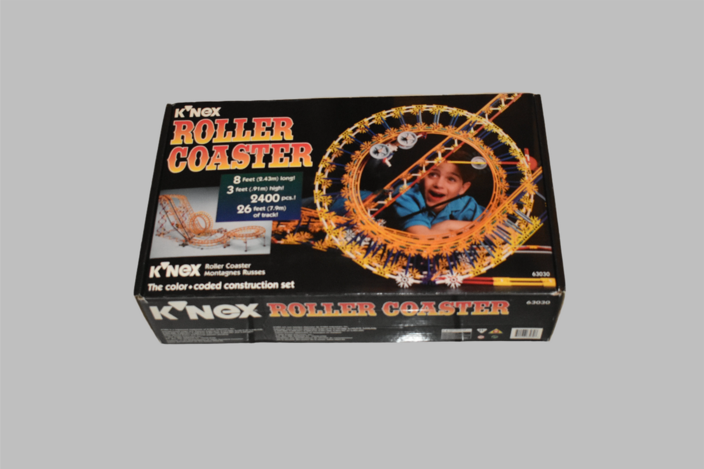 K'NEX SealedRoller Coaster Open Box Model Number 63030 Vintage 1995 Complete Set Knex