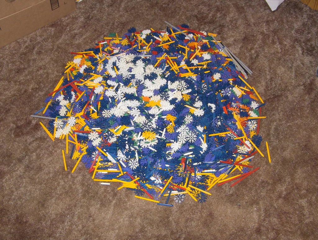 Knex Set Pinball Machine Double-Decker-What-The-Hecker 5,700 Piece COM ...