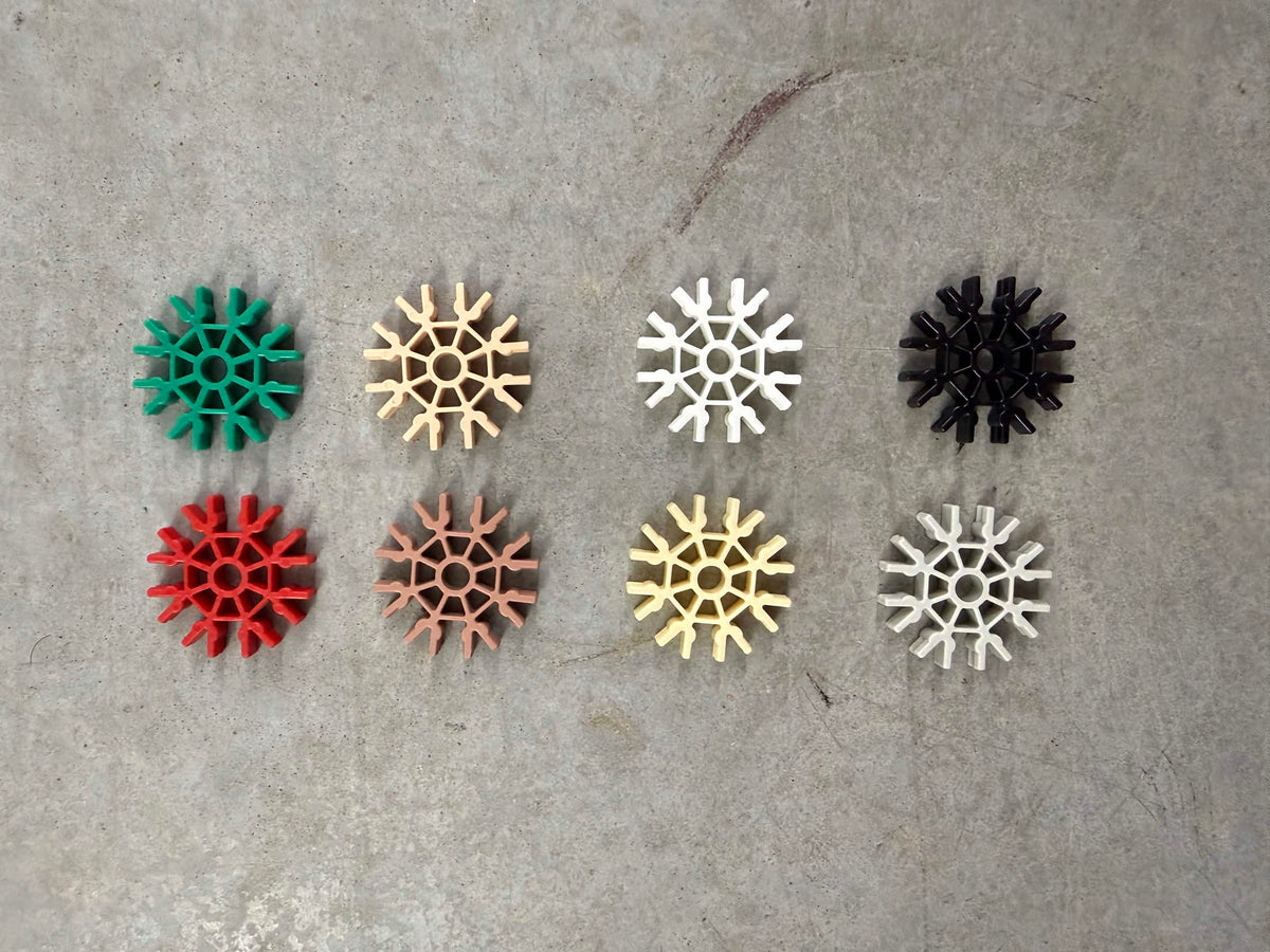 K'NEX Connector 8-way Green Knex