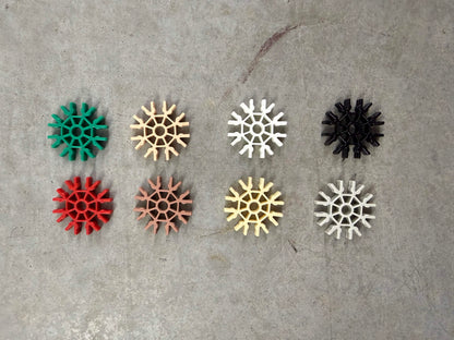K'NEX Connector 8-way Gray Knex
