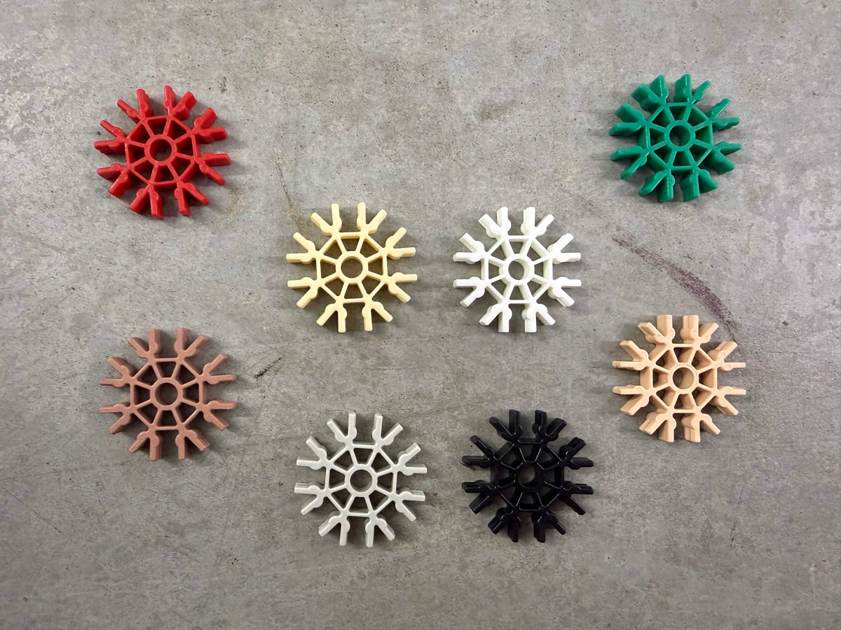 K'NEX Connector 8-way Green Knex