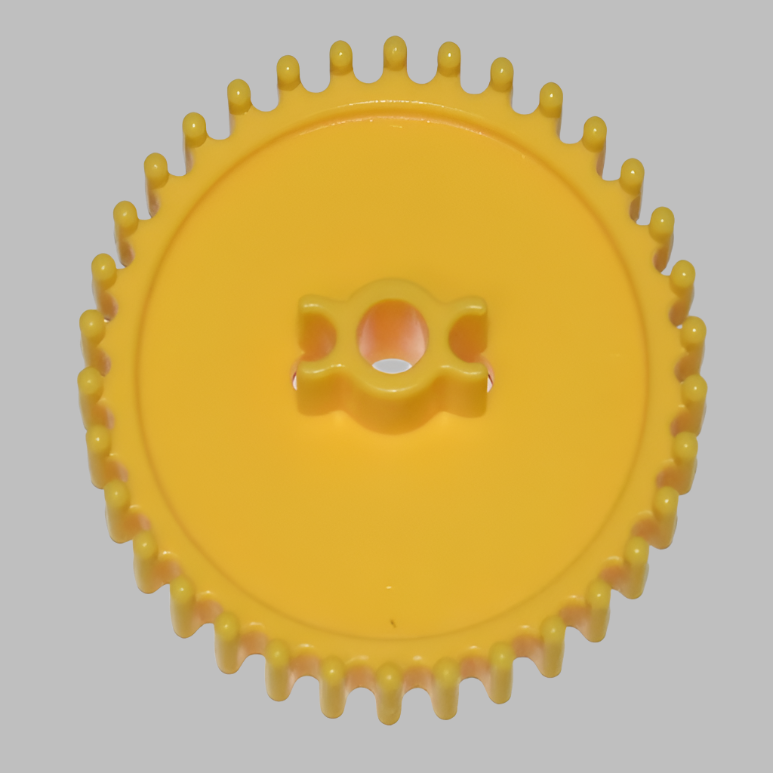 K'NEX Crown gear medium Yellow Knex